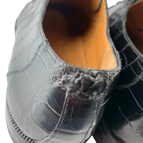 CHURCH’S Prima Classe Handmade Alligator Skin Split Toe Oxford‎ - Picture 9 of 11